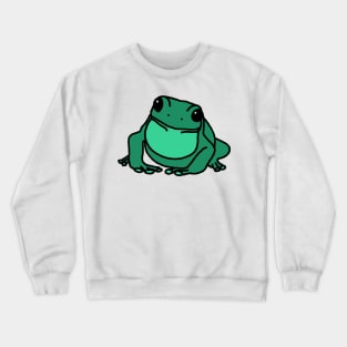 Bright Green Pixel Frog Crewneck Sweatshirt